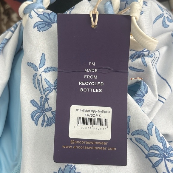 Ancora Swimwear The Braided Voyage One Piece Swimsuit NWT - Picture 4 of 5